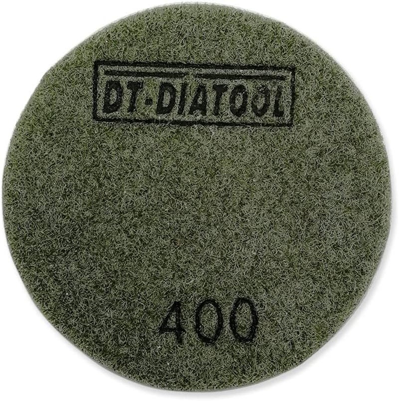 DTDIATOOL Concrete Polishing Pads 3 inch/80mm for Concrete, Cement and Terrazzo Floors Processing, Repairing and Renovating, Dry or Wet Use Diamond Grinding Pads Grit 400 3pcs - Image 3